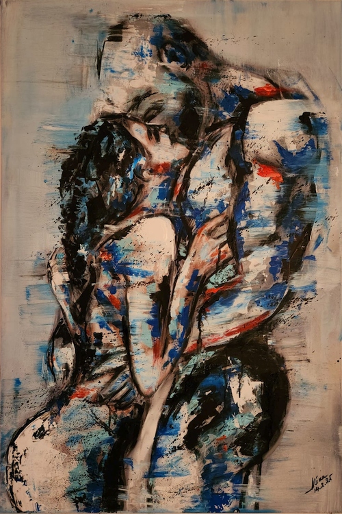 ArteDiAlina.com painting: So small in your arms
